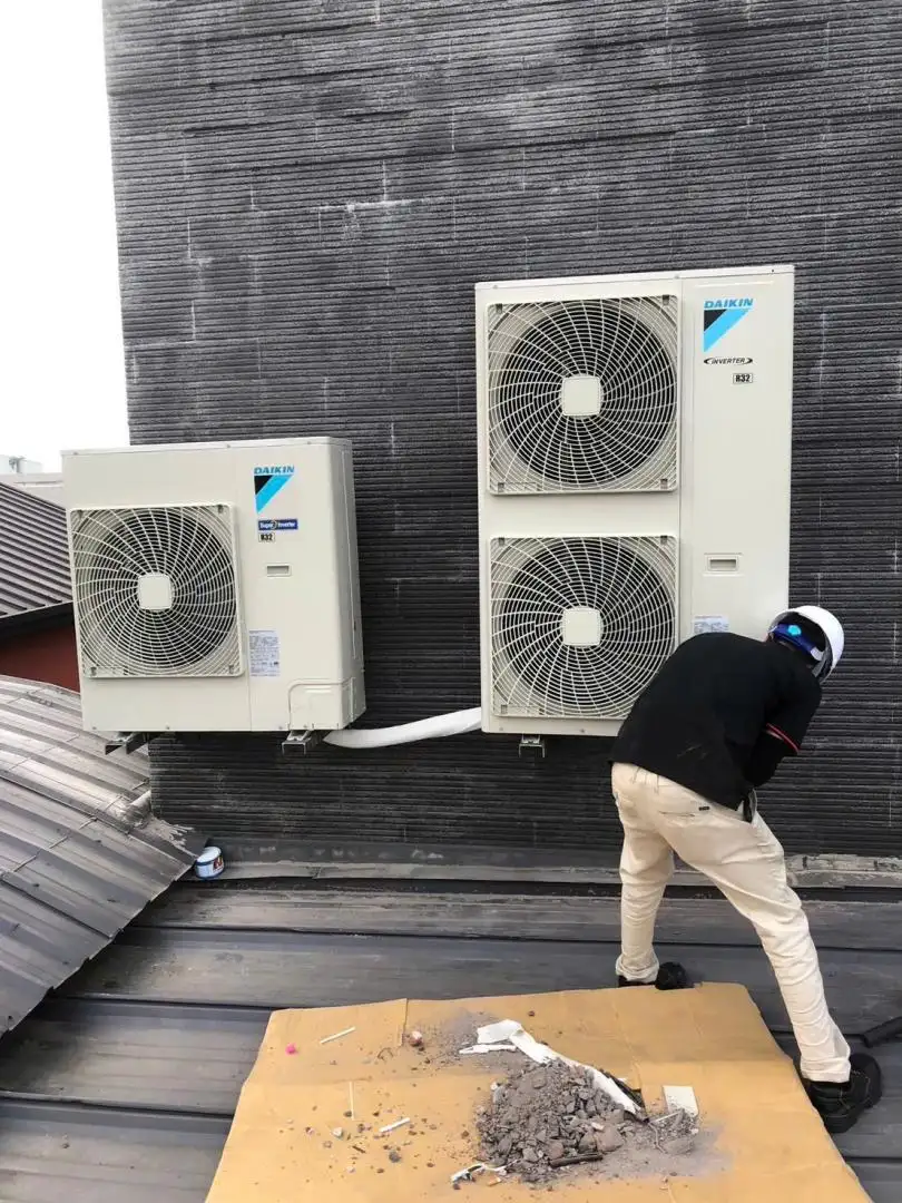 Thi công hệ thống điều hòa cho GLASS CRAFT